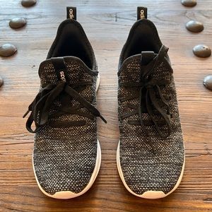 adidas Women's Cloudfoam Pure Running Shoe, black 6.5, DB0694 walking tennis